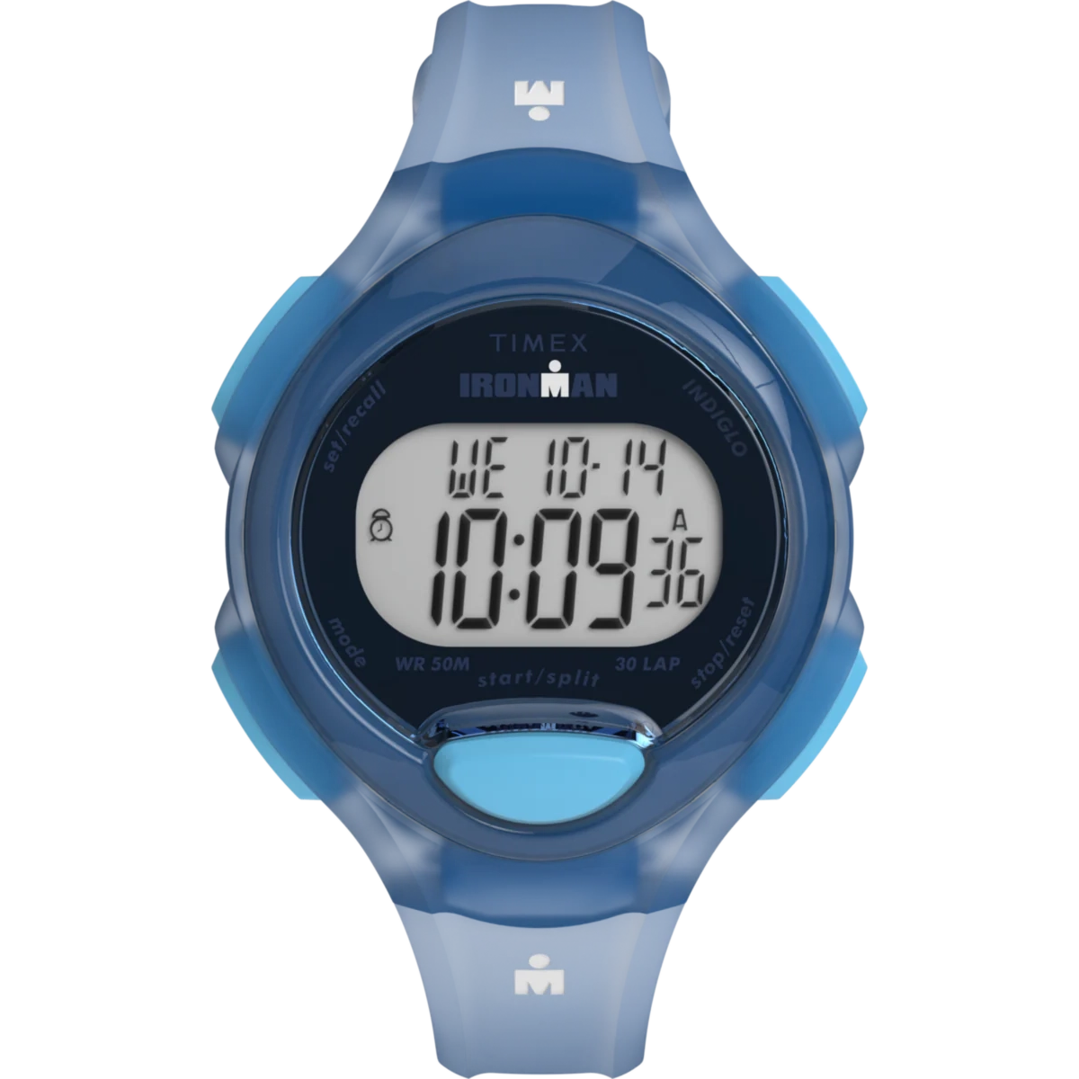 TW5M65800 Reloj Timex Ironman de dama pulsera de caucho 34 mm