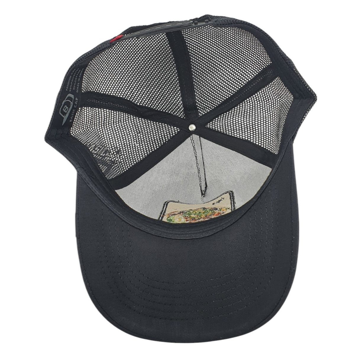 Gorras Basic Cap Authentic food Taco con malla trasera