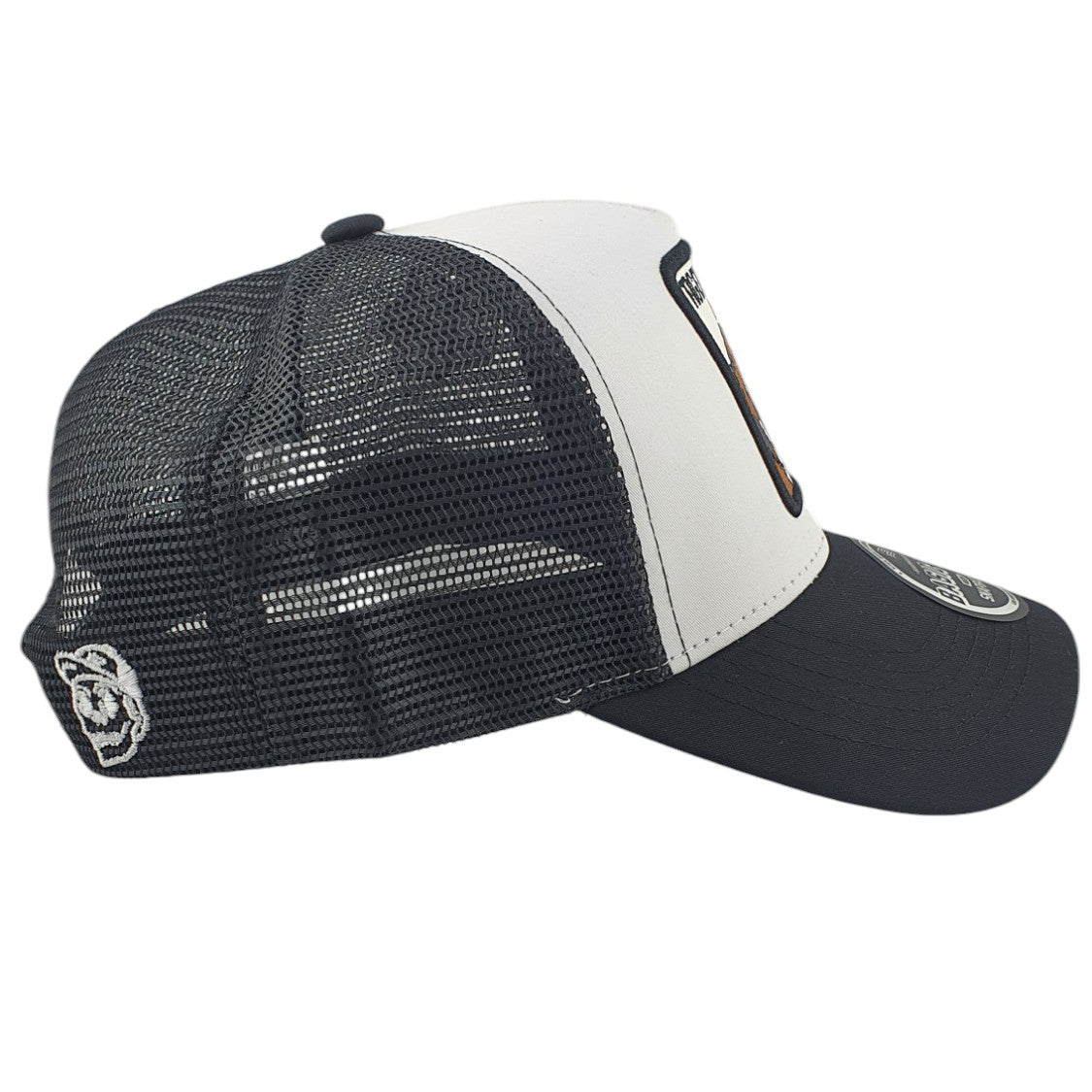 Gorras Basic Cap Con malla trasera Tigre Blanco