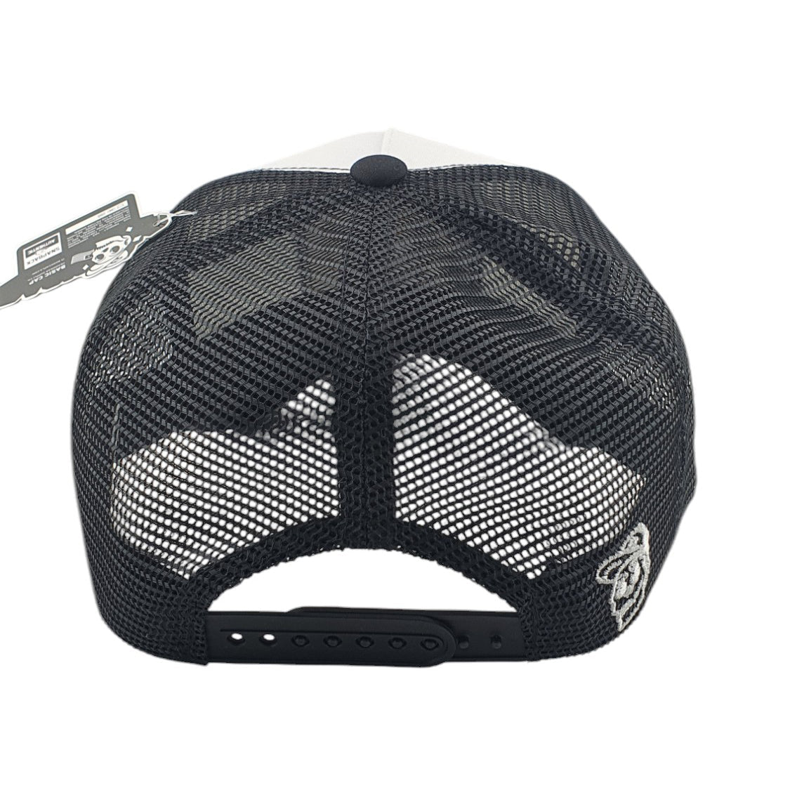 Gorras Basic Cap Con malla trasera Tigre Blanco