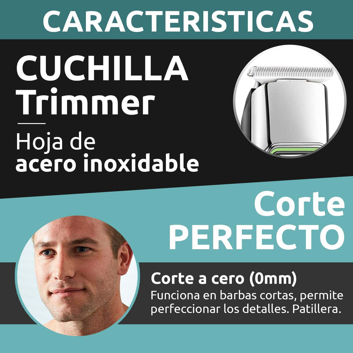 V-008 Rasuradora VGR Patillera profesional cargador Tipo C