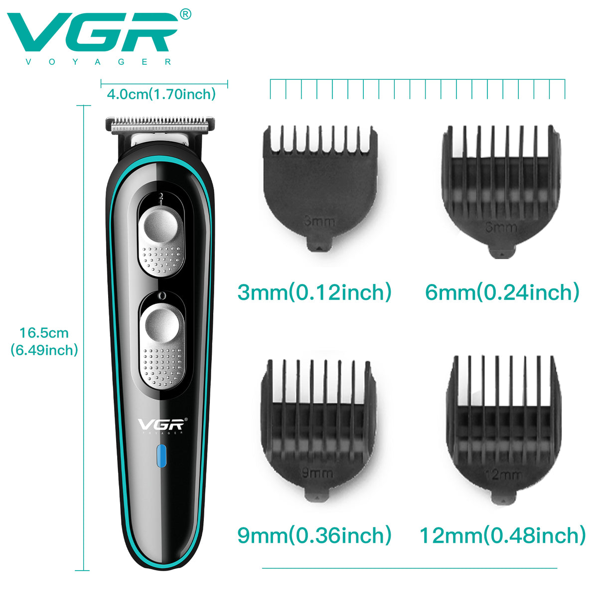 V-055 Rasuradora recargable por USB con indicador LED