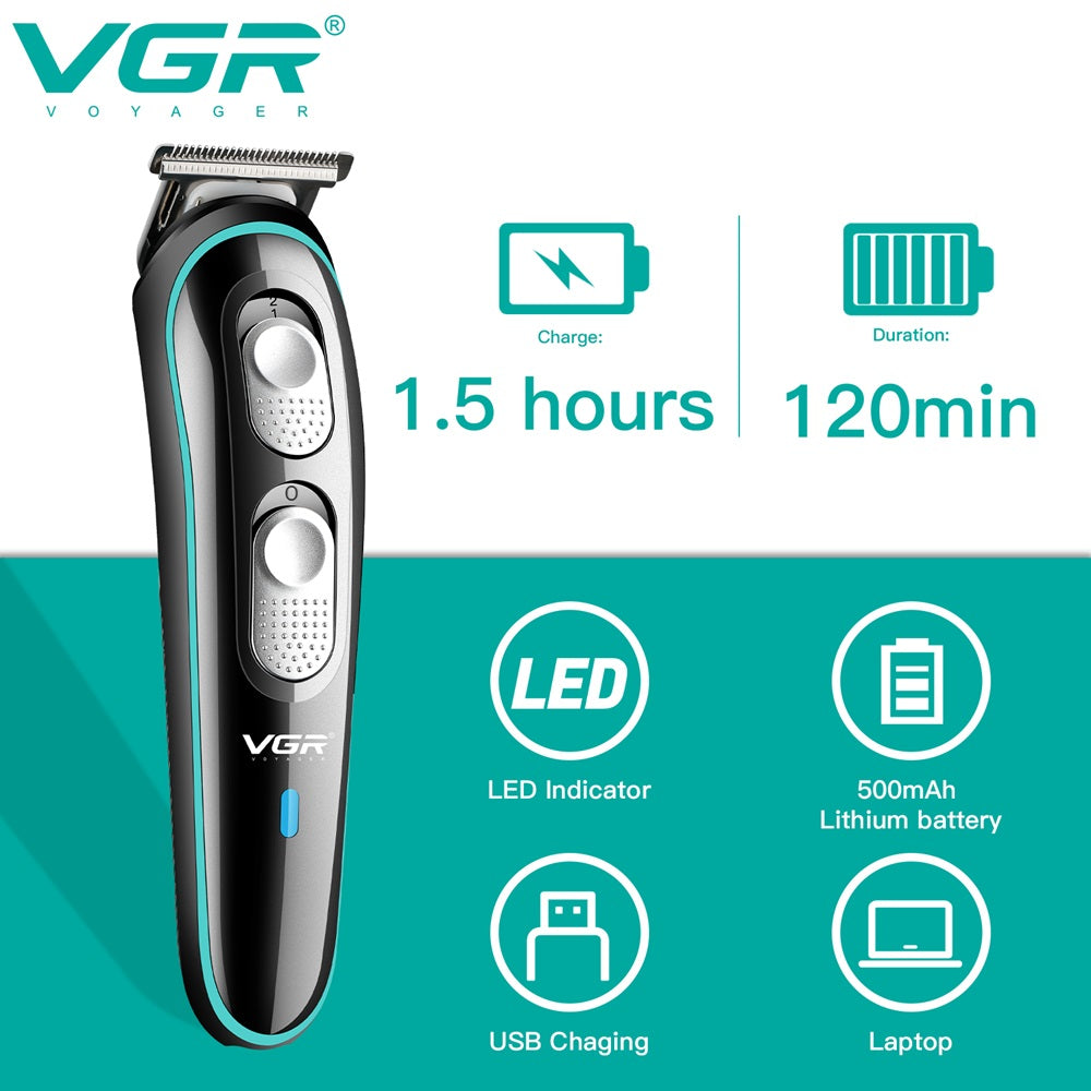 V-055 Rasuradora recargable por USB con indicador LED