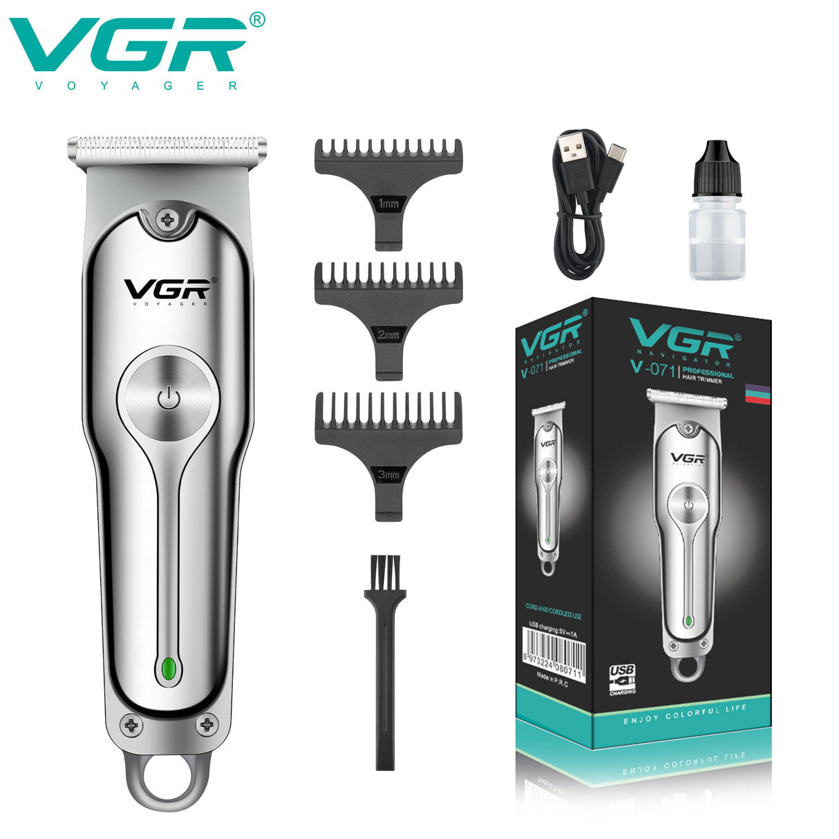V-071 Rasuradora inalámbrica recargable por USB