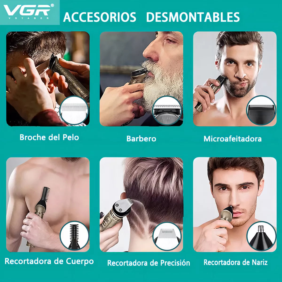 V-095 Rasuradora VGR dorado