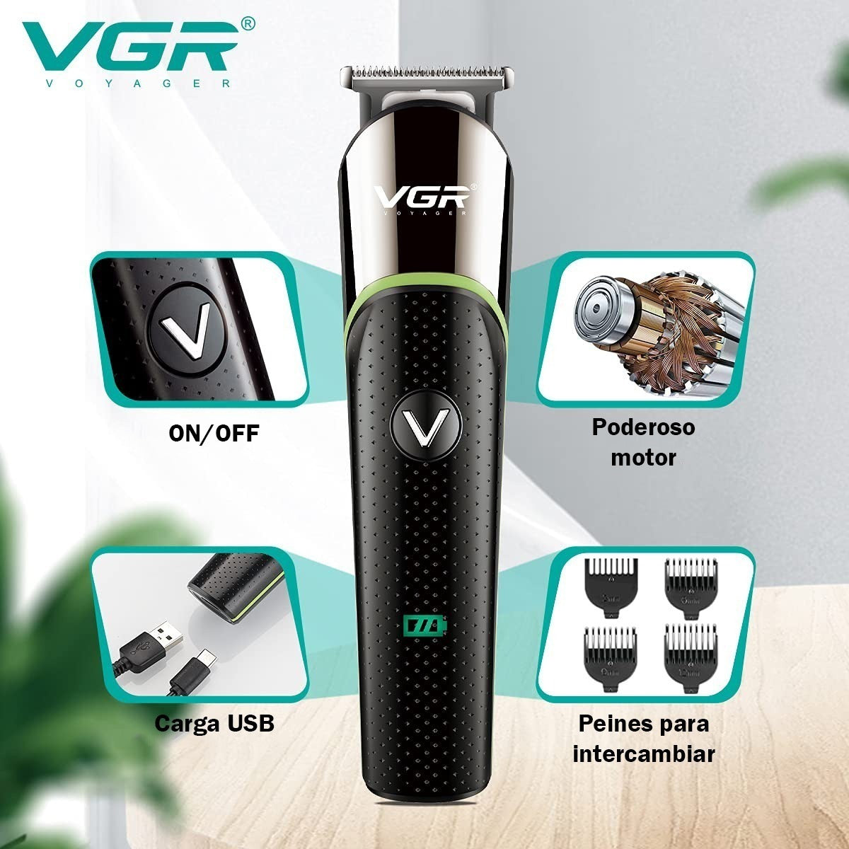 V-191 Maquina rasuradora de pelo de hombre VGR