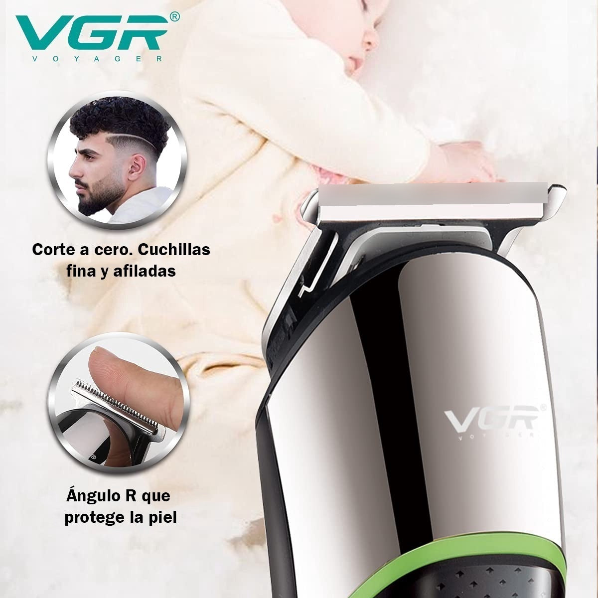 V-191 Maquina rasuradora de pelo de hombre VGR