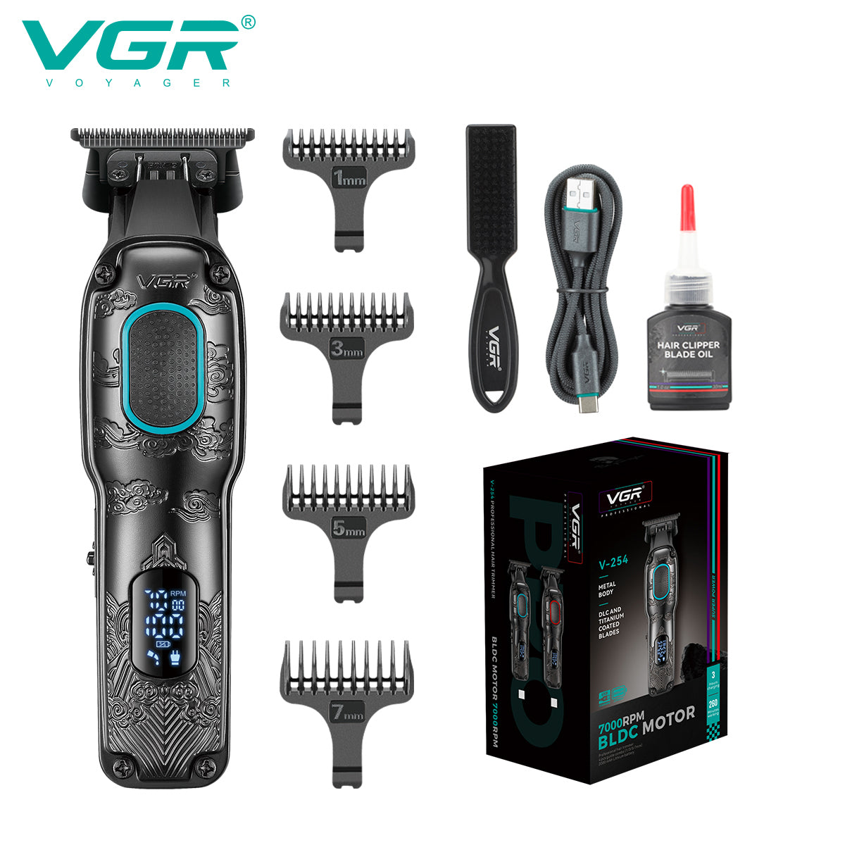 V-254 Cortadora de cabello VGR con bateria