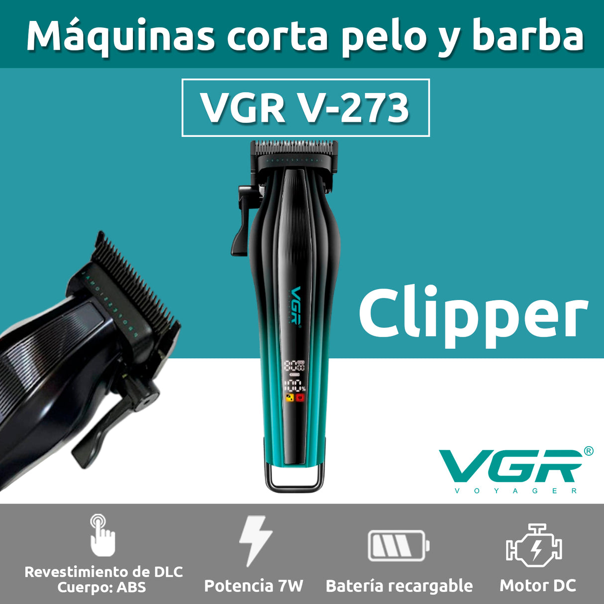 V-273 Máquina Cortadora Profesional Inalámbrica VGR