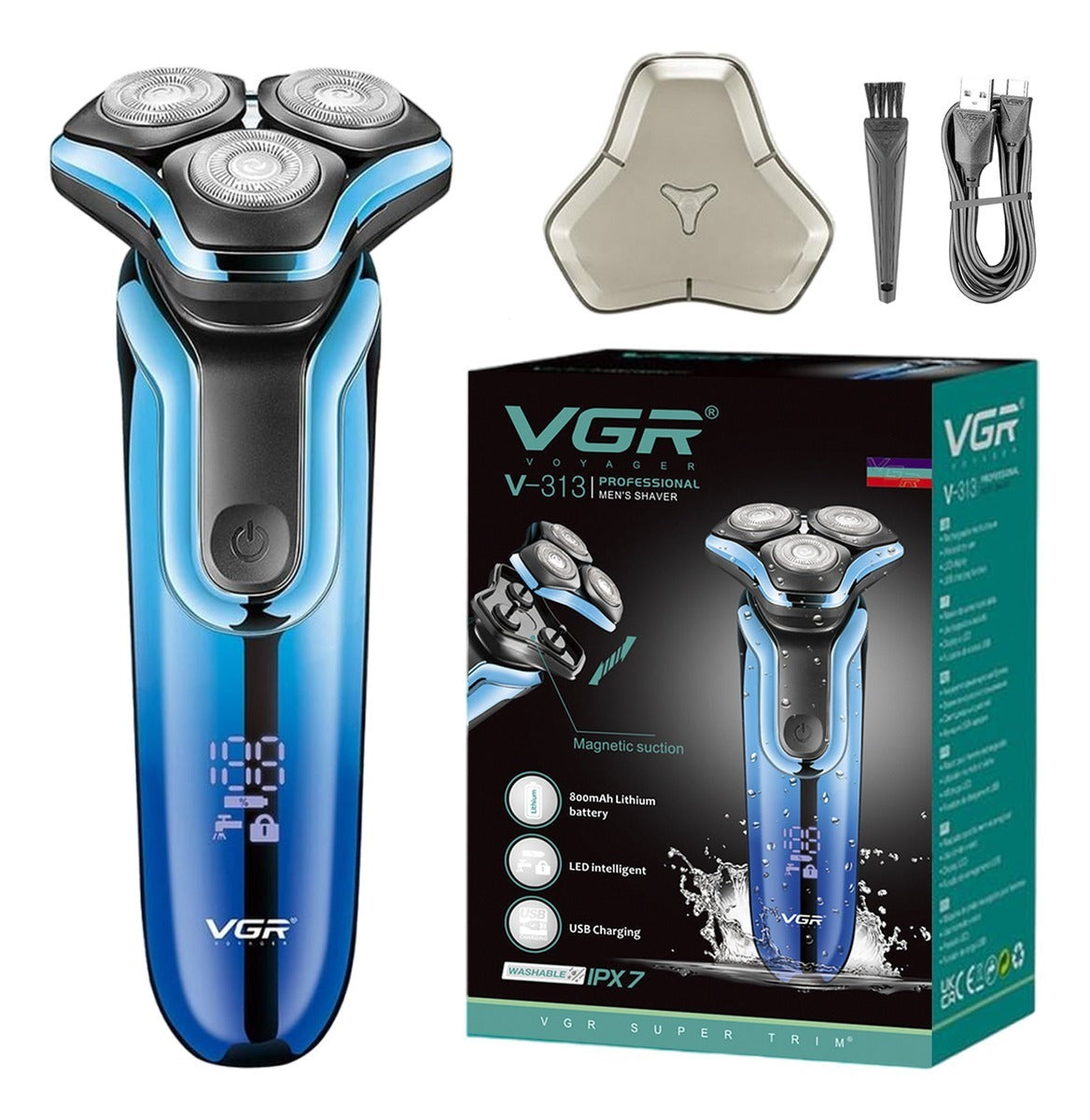 V-313 Afeitadora Eléctrica para Hombre VGR