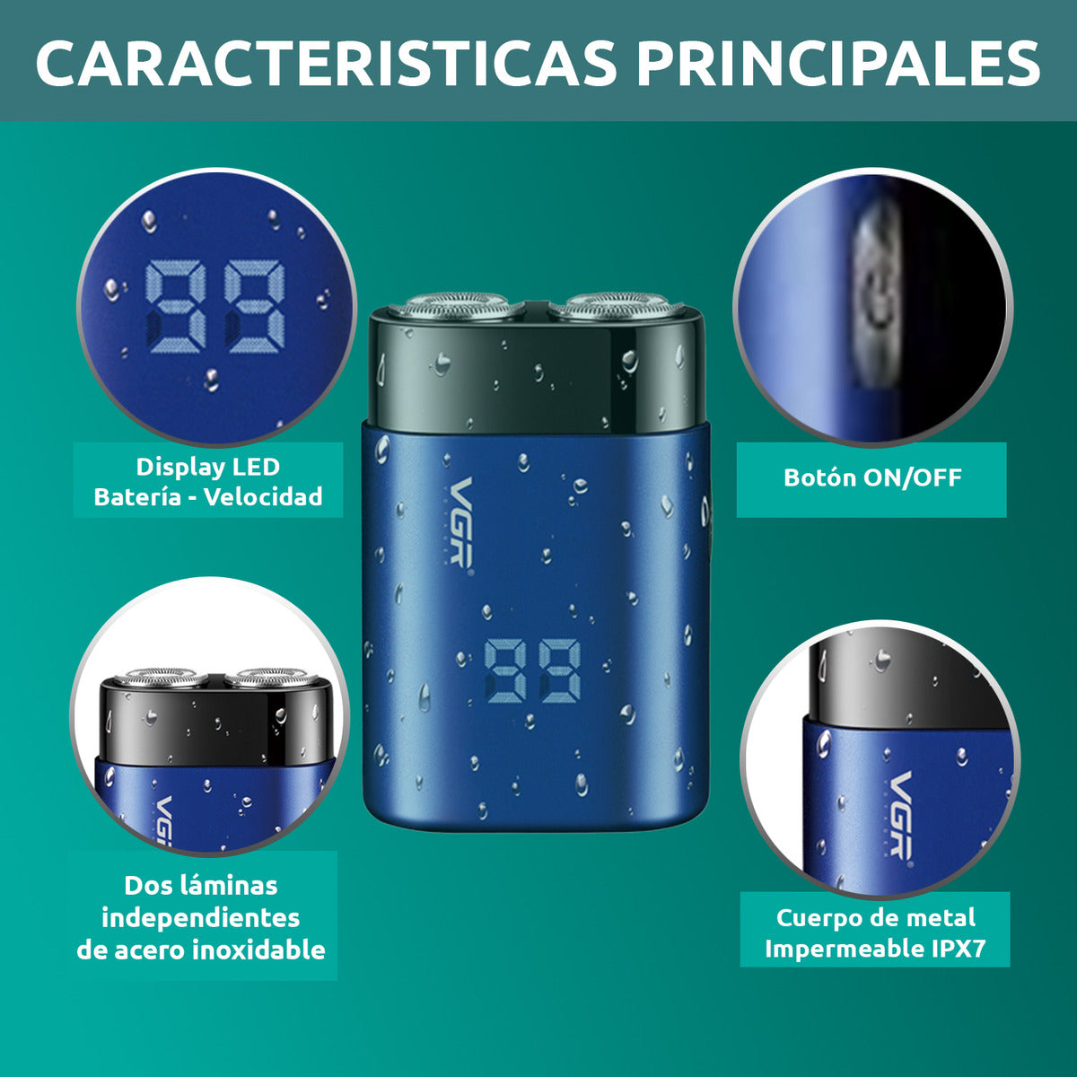 V-347 Recortadora de cabello VGR pequeña