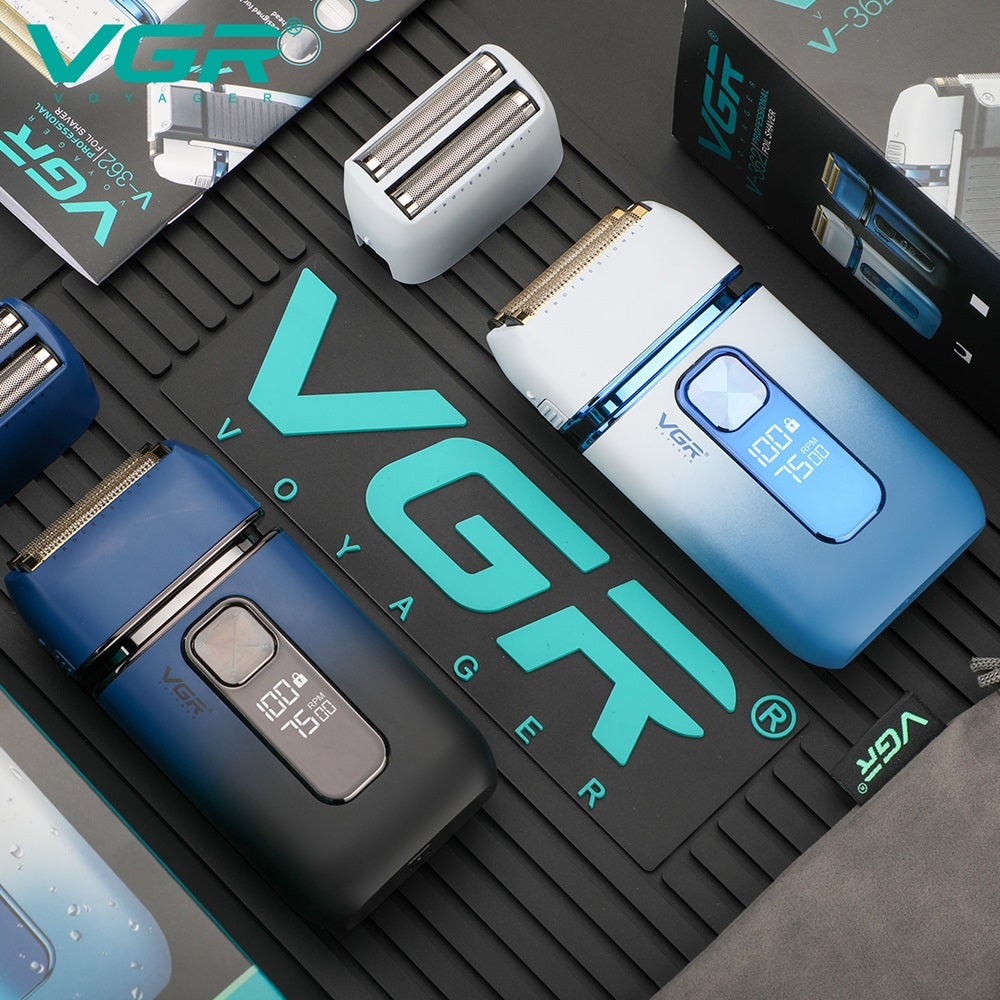 V-362 Rasuradora impermeable recargable por USB pantalla LED