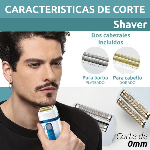 V-362 Rasuradora impermeable recargable por USB pantalla LED