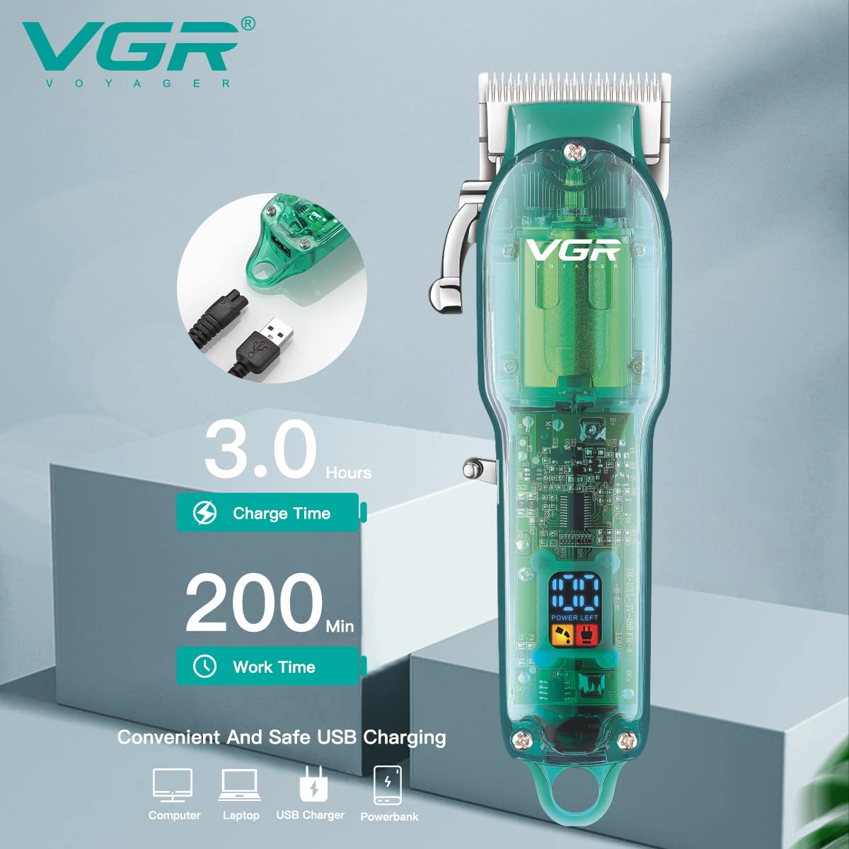 V-660 Cortadora de pelo VGR inalámbrica