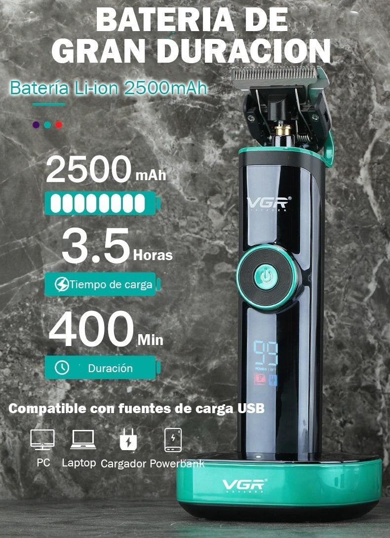V-671 Cortadora de Barba VGR Recargable usb