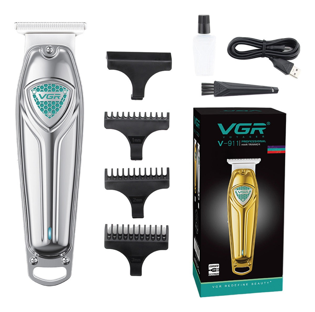 V-911 Máquina Trimmer Patillera Inalámbrica VGR