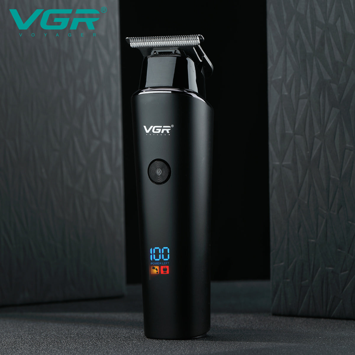 V-937 Rasuradora inalámbrica para cabello recargable por USB pantalla LED