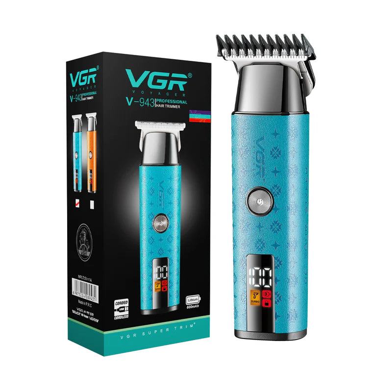 V-943 Rasuradora VGR de pelo color celeste