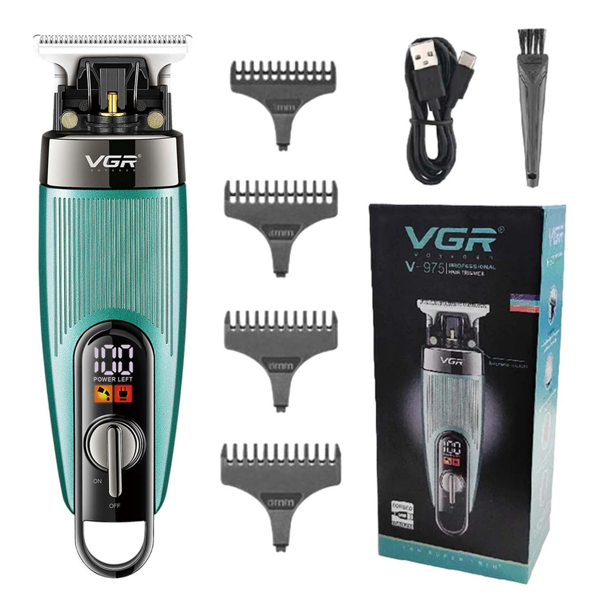 V-975 Máquina Trimmer Profesional Recargable VGR