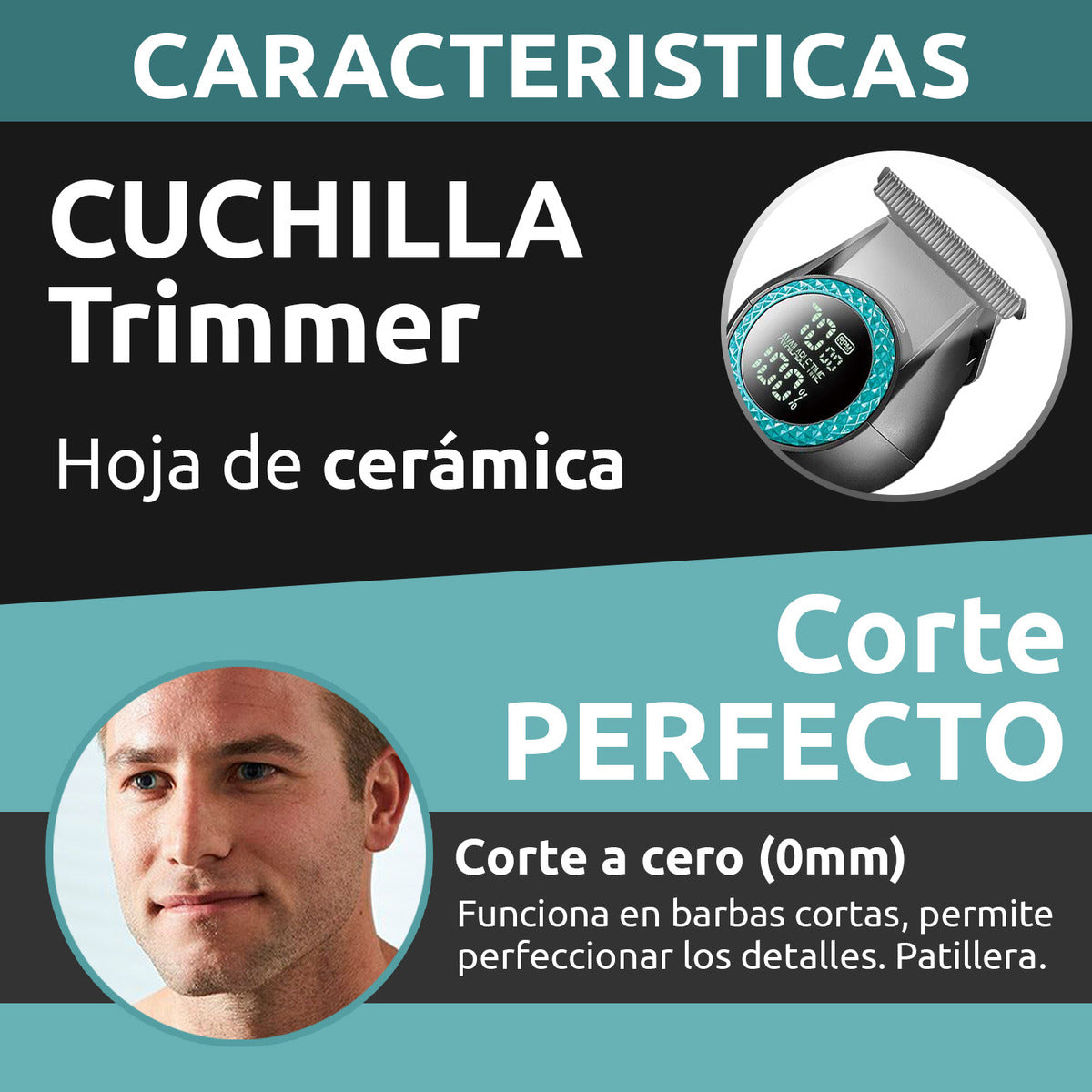 V-990 Rasuradora VGR de cabello recargable