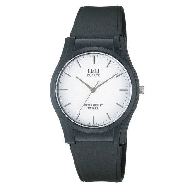 VQ02J Reloj QQ para hombre pulsera de caucho