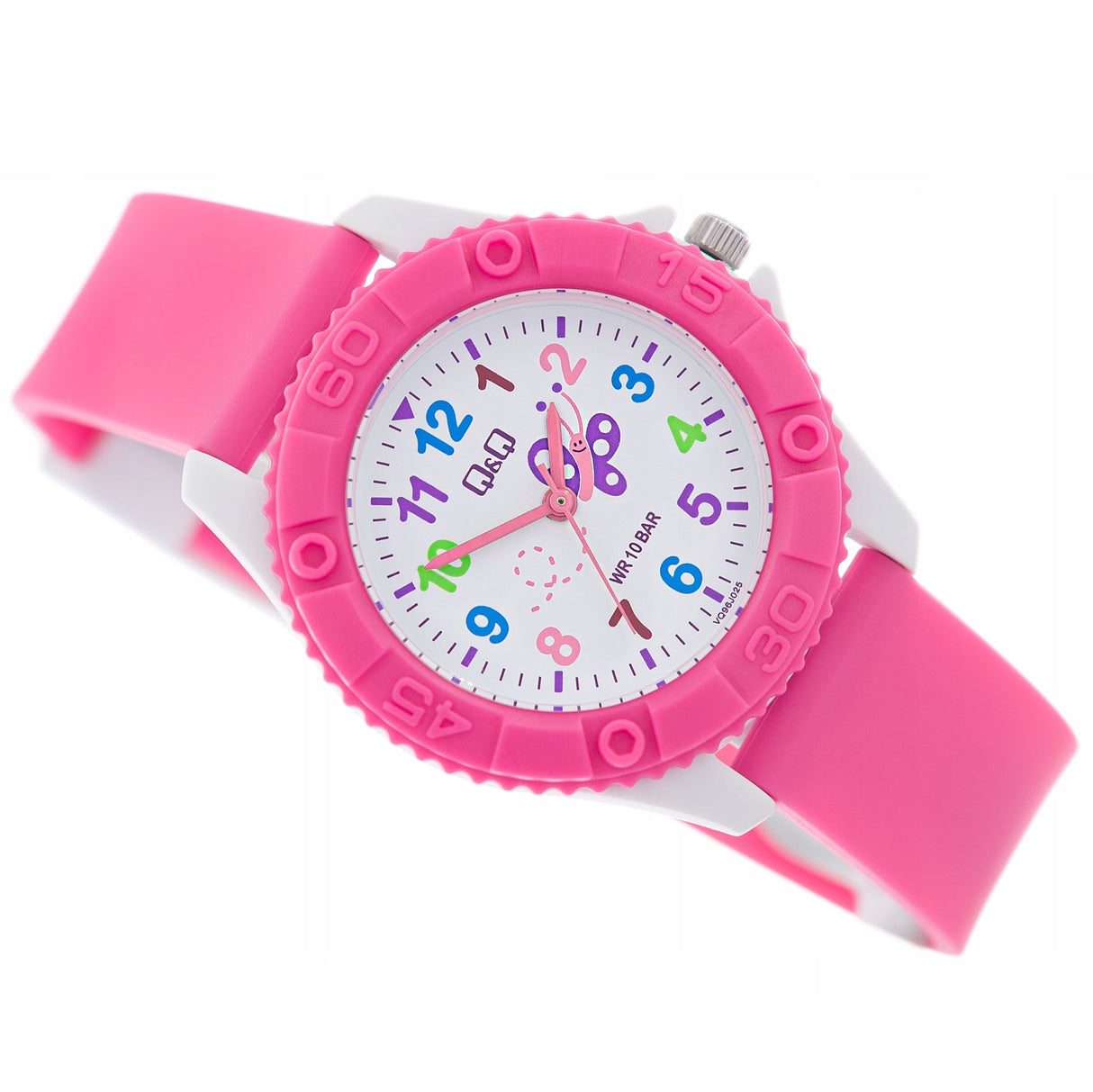 VQ96J Reloj QQ Análogo Infantil Pulsera de Caucho