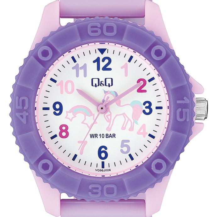 VQ96J Reloj QQ Análogo Infantil Pulsera de Caucho