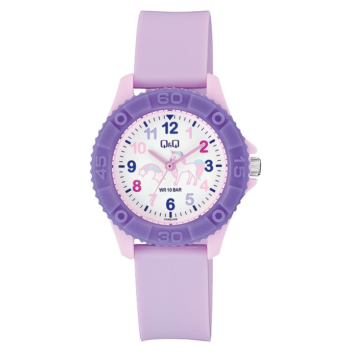 VQ96J Reloj QQ Análogo Infantil Pulsera de Caucho