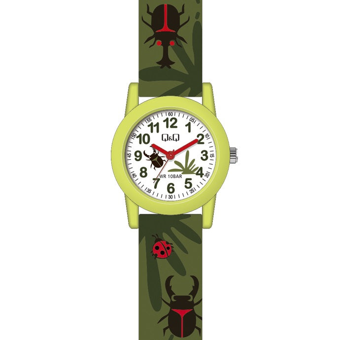VR99J QQ Reloj Análogo de Resina Color Rosado para Niños