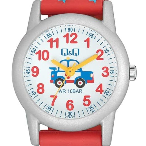 VR99J QQ Reloj Análogo de Resina Color Rosado para Niños