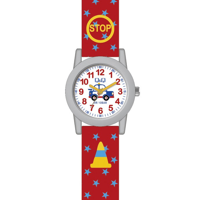 VR99J QQ Reloj Análogo de Resina Color Rosado para Niños