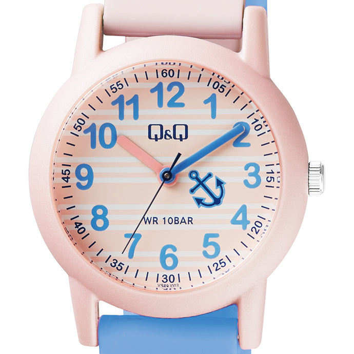 VS49J Reloj QQ Análogo Infantil Banda de Caucho