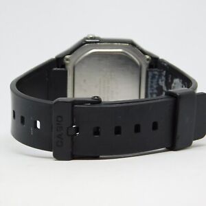 W-217 Reloj Casio para Hombre Banda de Goma Digital Vintage Clásico Illuminator