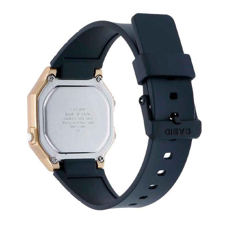 W-217 Reloj Casio para Hombre Banda de Goma Digital Vintage Clásico Illuminator