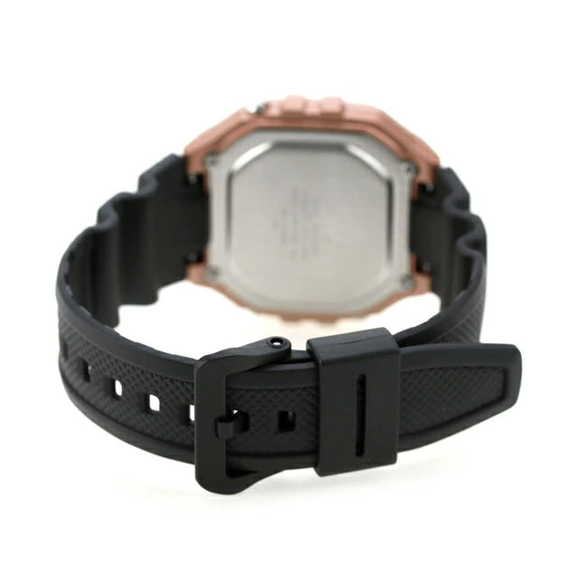 W-218 Casio Reloj Digital Pulsera de Caucho para Hombre y Mujer Illuminator con Cronógrafo