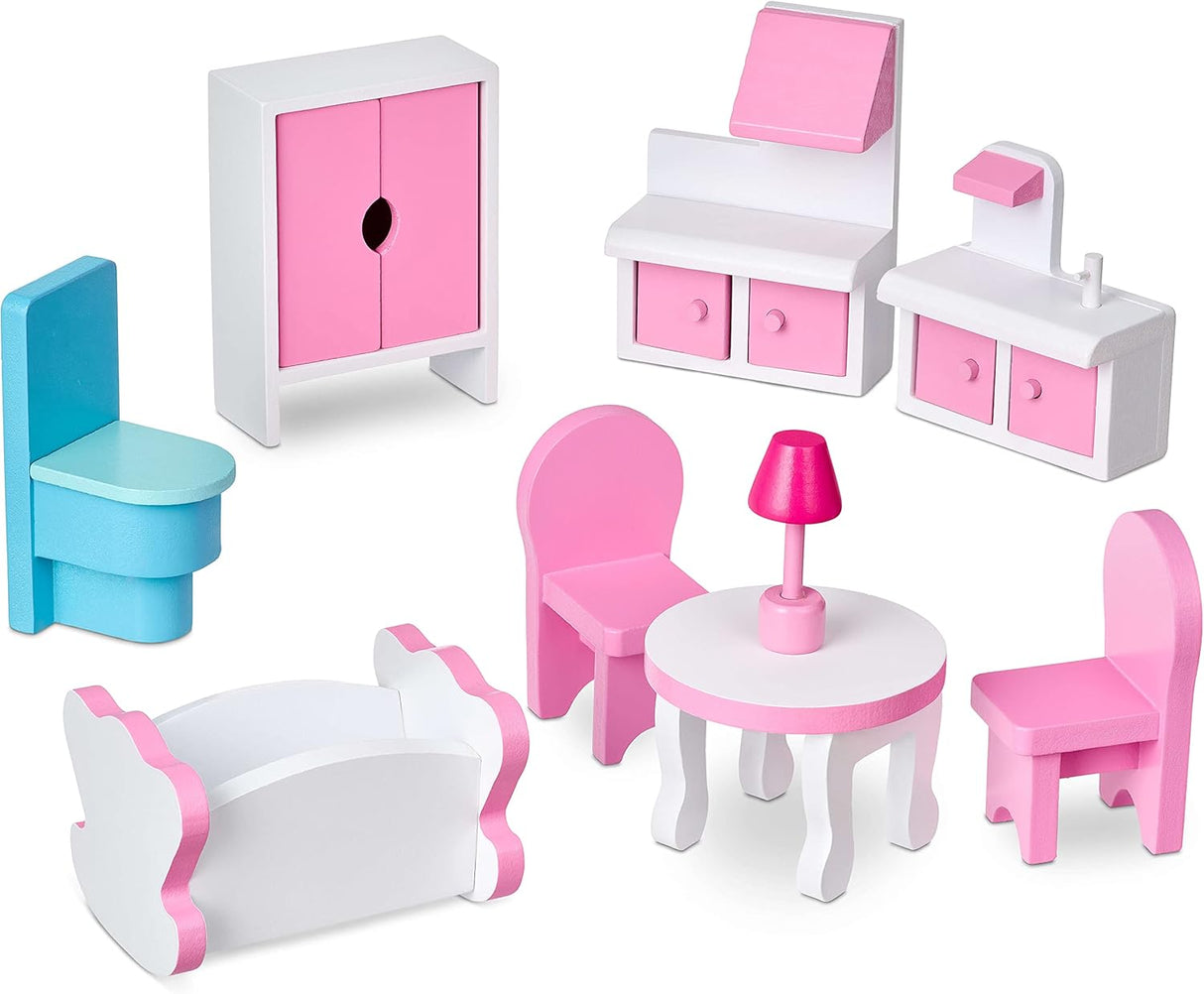 Casa de muñecas clásica juguete modelo W01F139