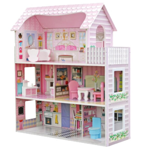Casa de muñecas clásica juguete modelo W01F139