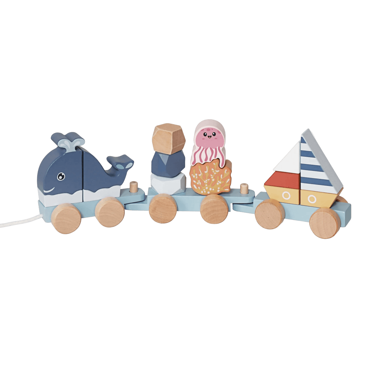 Tren de Animales Acuático juguete Montessori W04A689