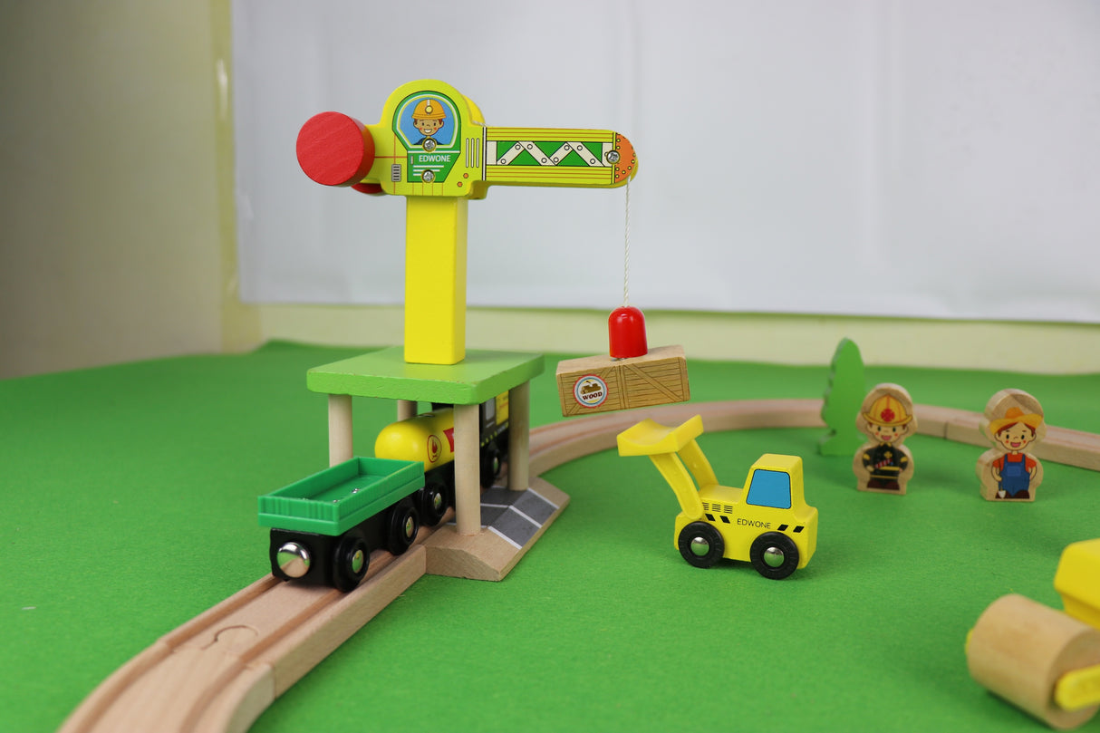 Tren Educativo de Madera para Niños juguete modelo W04C187