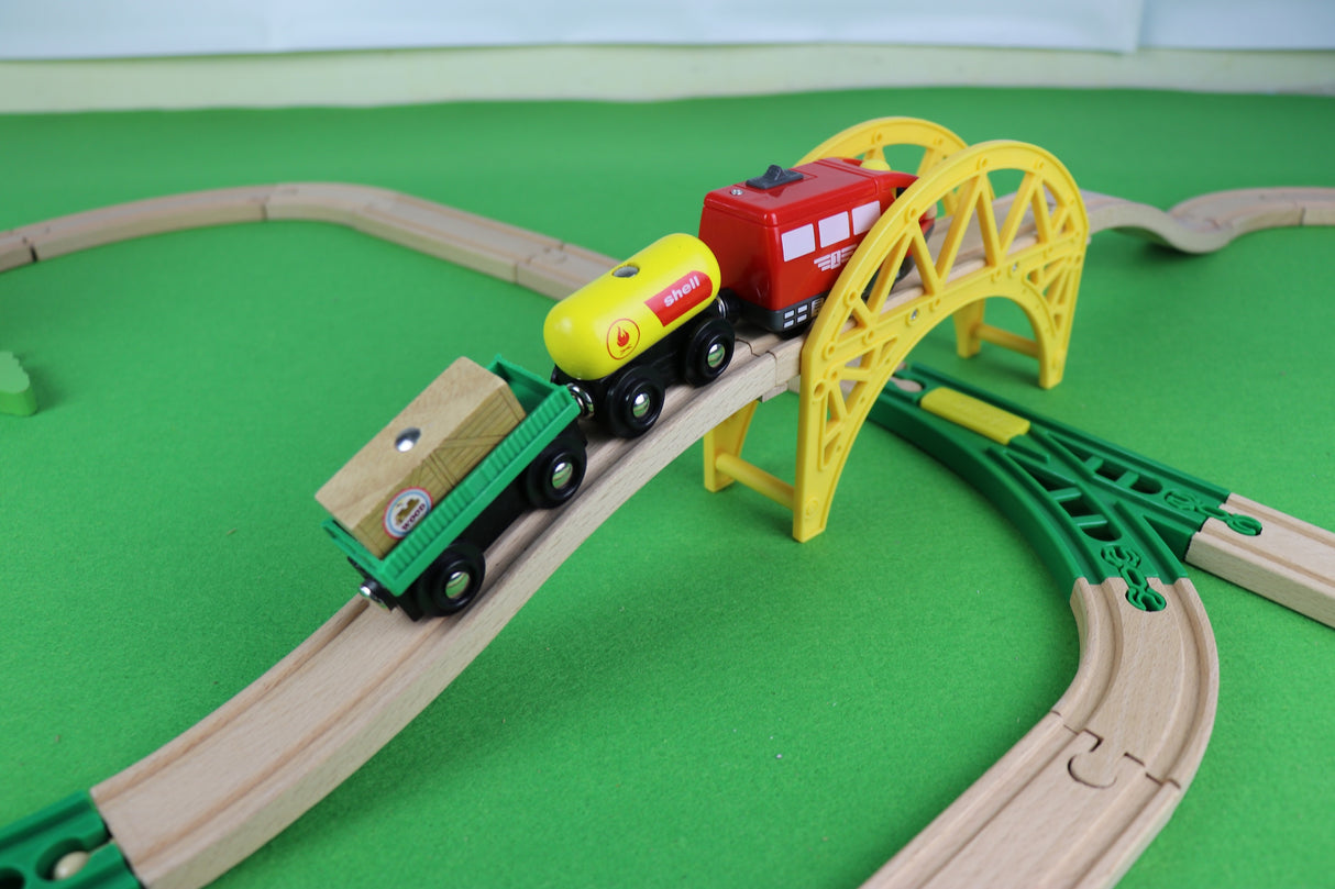 Tren Educativo de Madera para Niños juguete modelo W04C187