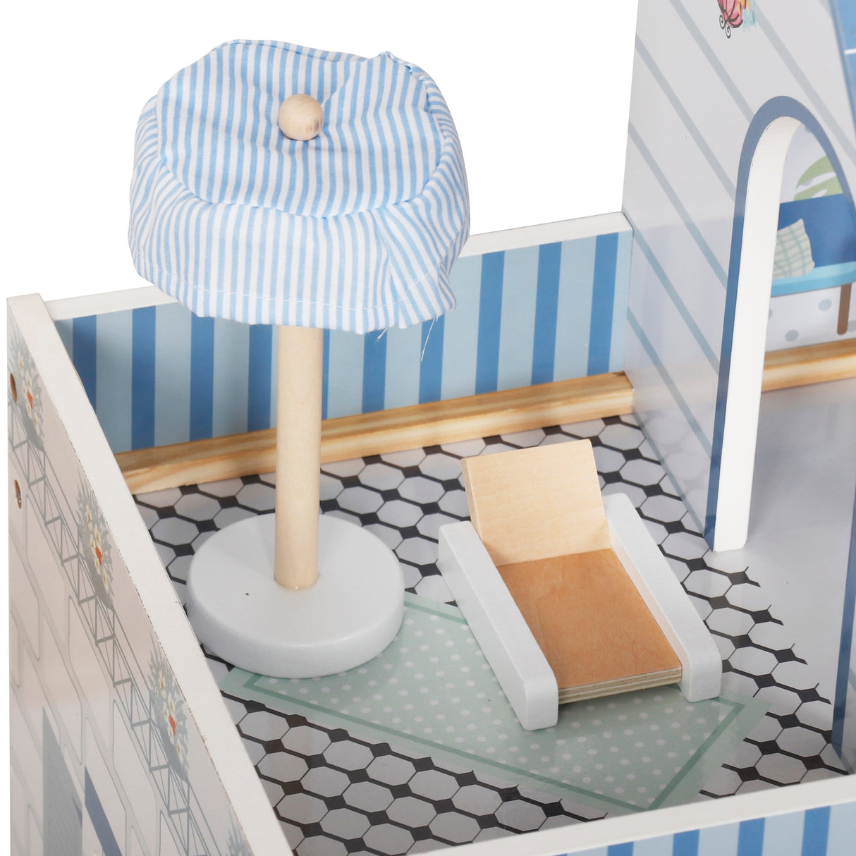 Casa de muñecas moderna juguete modelo W06A413H