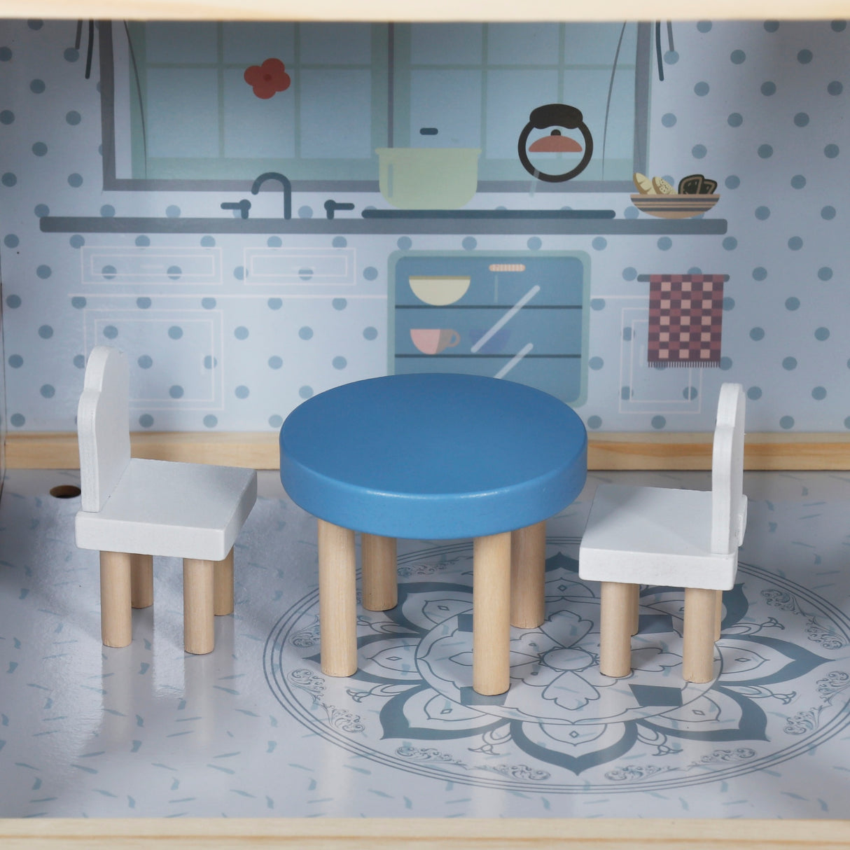 Casa de muñecas moderna juguete modelo W06A413H