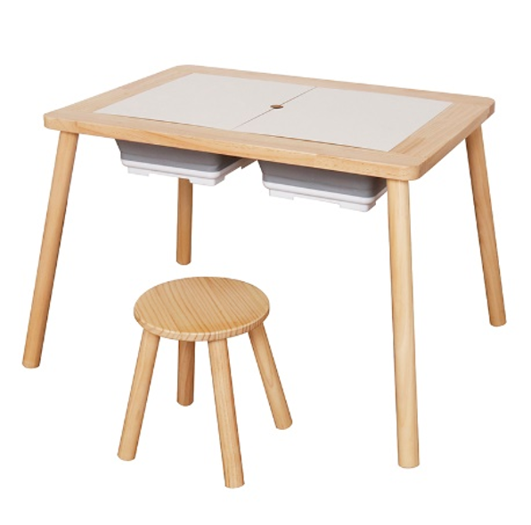 Mesa Sensorial de Madera Juguete Montessori con Silla W08G462
