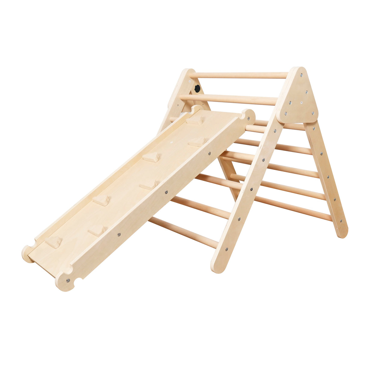 Juego de Escalada Montessori con Madera Maciza Para Niños de 2 a 5 Años W08K327D