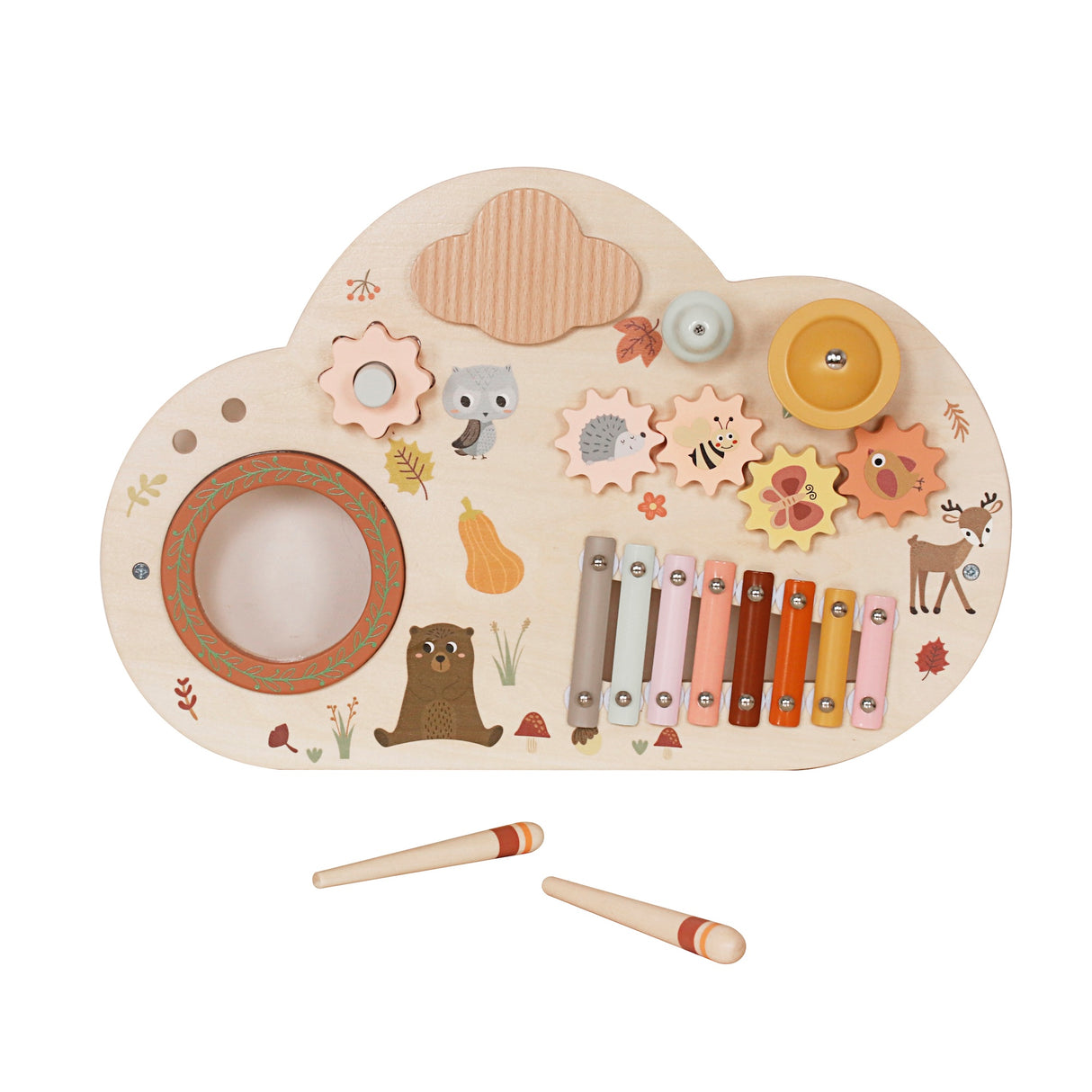 Tablero de Música Montessori de Madera Para Niños Pequeños W12D748