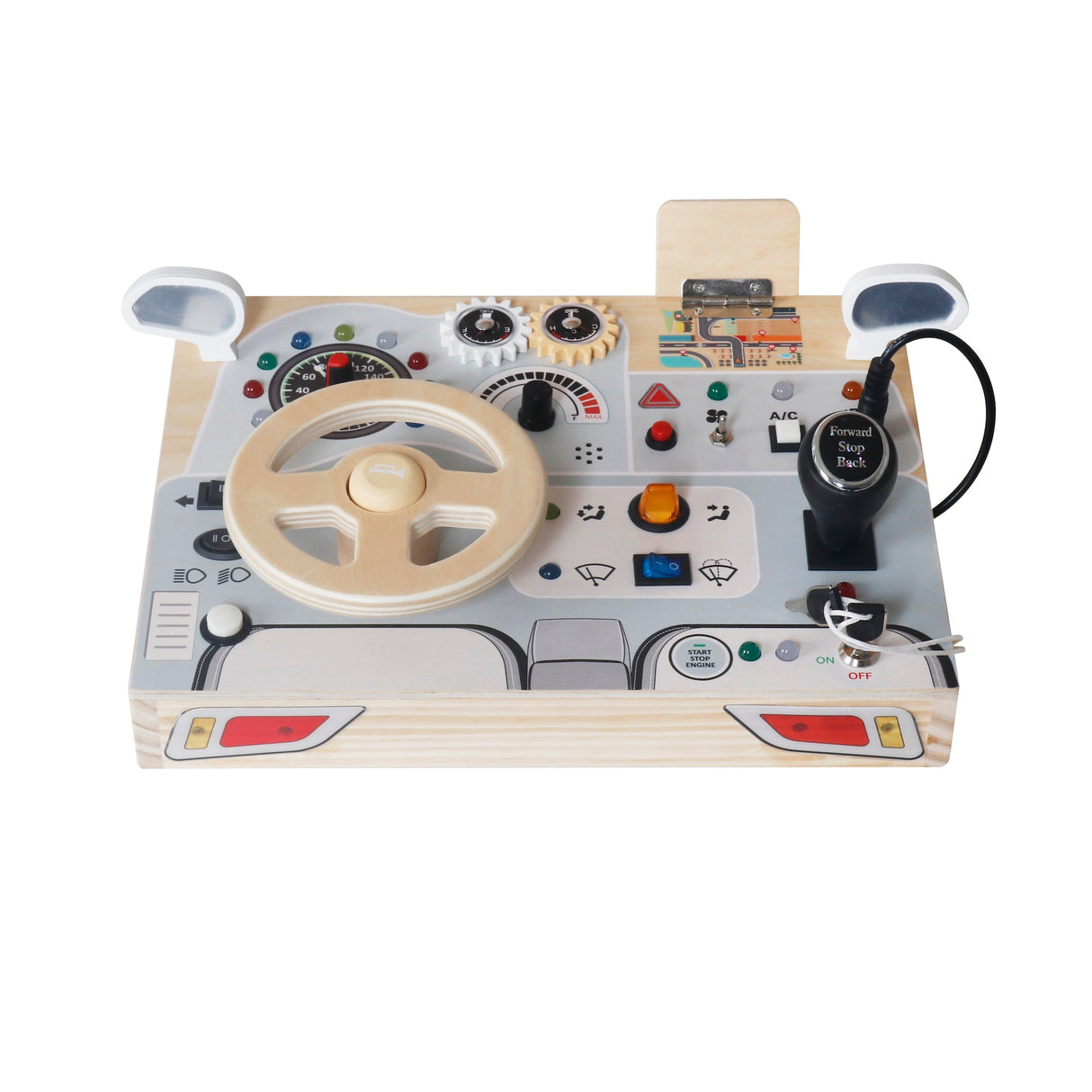 Juego De Simulación de Conducción con Volante, Botones de Cambio de Marchas W12D769