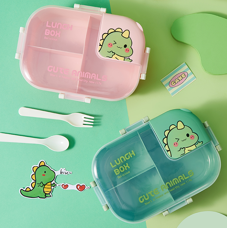 JL6469 Lonchera infantil con cubiertos