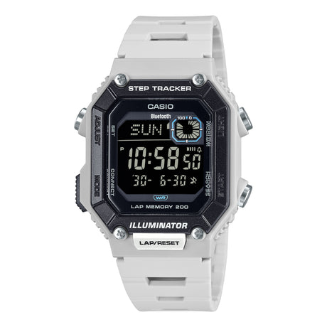 WS-B1000 Reloj Casio Digital Para hombre Pulsera de Caucho Bluetooth