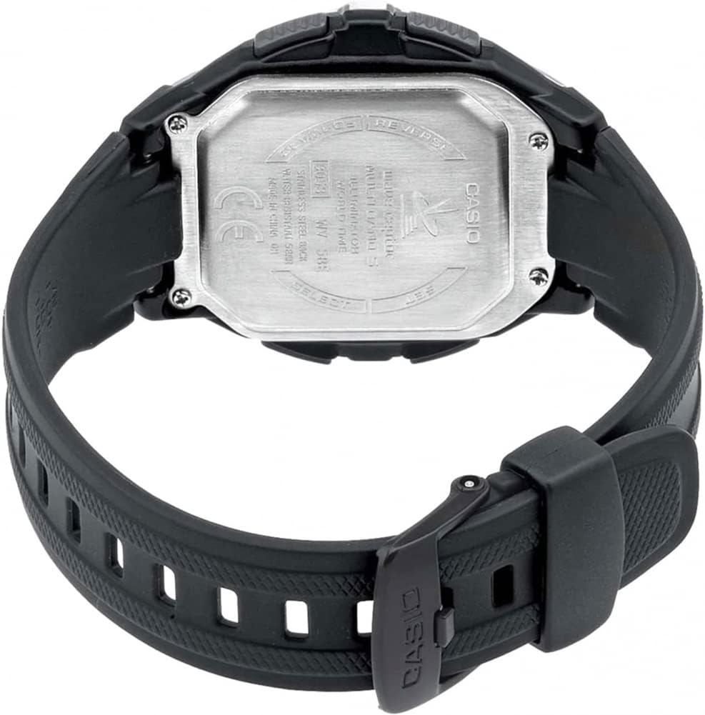 WV-58 Casio Reloj Digital para Caballero Correa de Caucho Wave Ceptor Hora Mundial