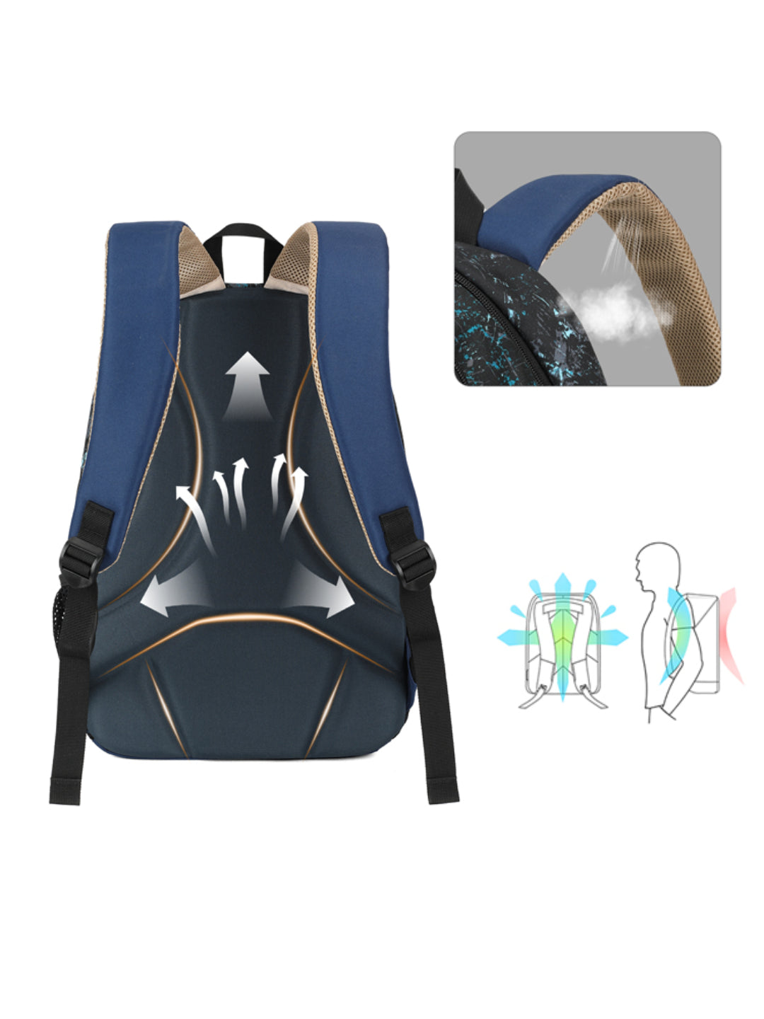 XN41025-1 Mochila Aoking para estudiante y viajero 20 litros